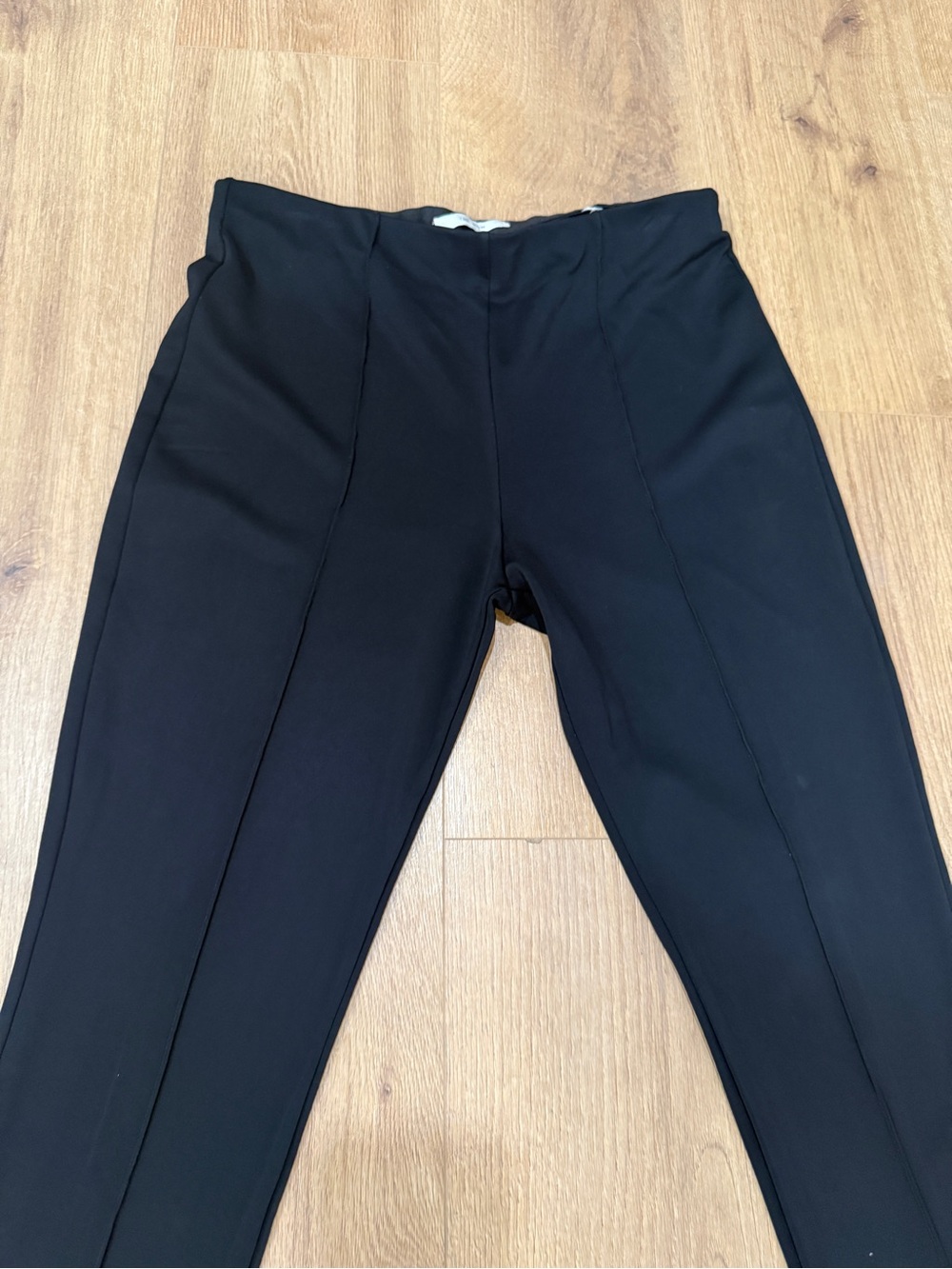 The Row Black High-Waist Ponte Leggings